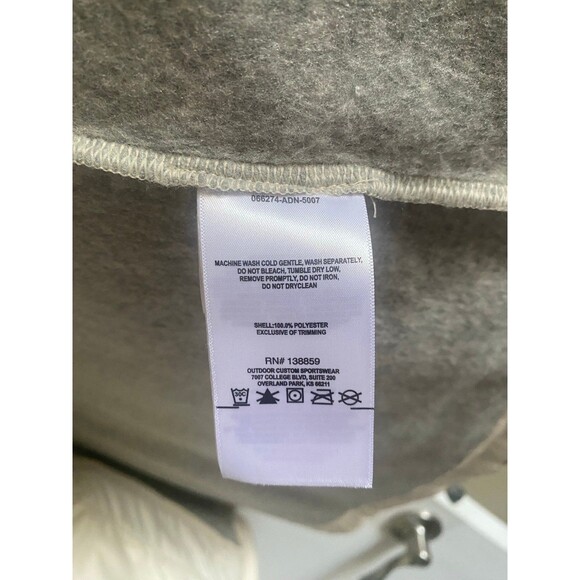 Columbia Canyon Point Sweater Fleece FZ Chalk Womens XL Kansas City Sporting NWT - Picture 9 of 12